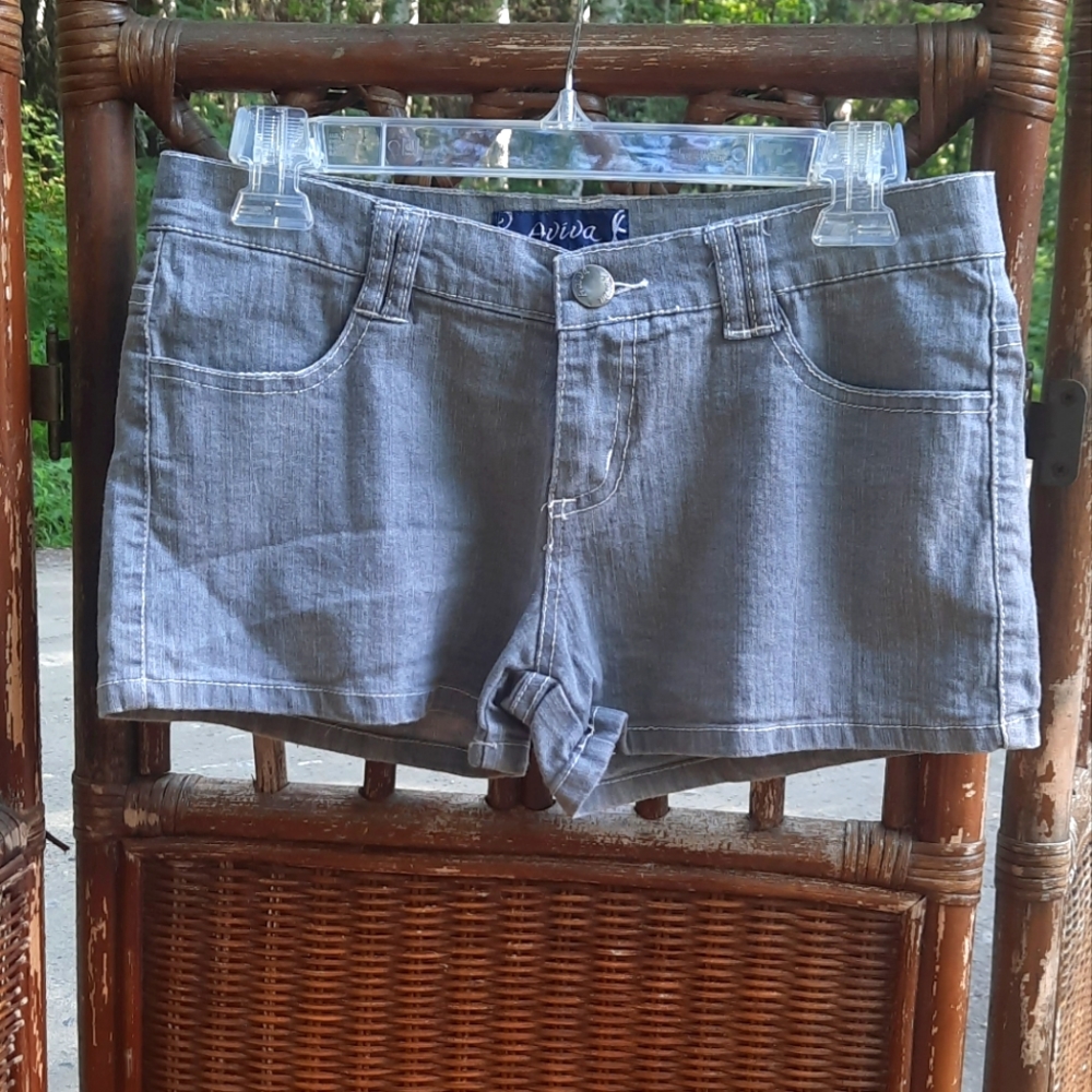 🍀3/15 Woman's Gray Short Shorts